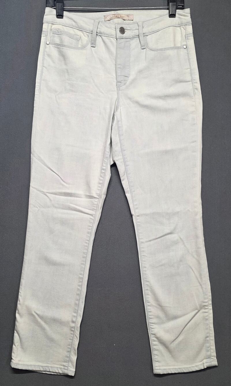 Athleta Skinny Jeans Women's 6 White Stretch Casual Cotton Skulptek